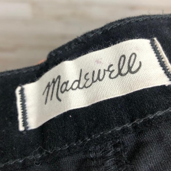 Madewell Black Velvet Pants - Picture 2 of 4